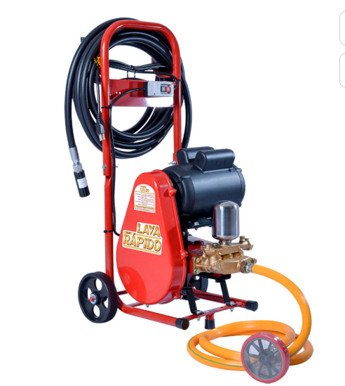 lavadora industrial media pressÃo lr 20 motor weg 2 cv 220v 450 psi 20 l/min zm bombas 5020268