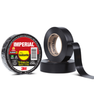 fita isolante 19mm x20m imperial ou 3m