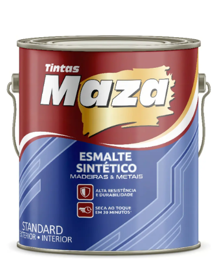 tinta esmalte sintetico cor preto brilhante 3.6l