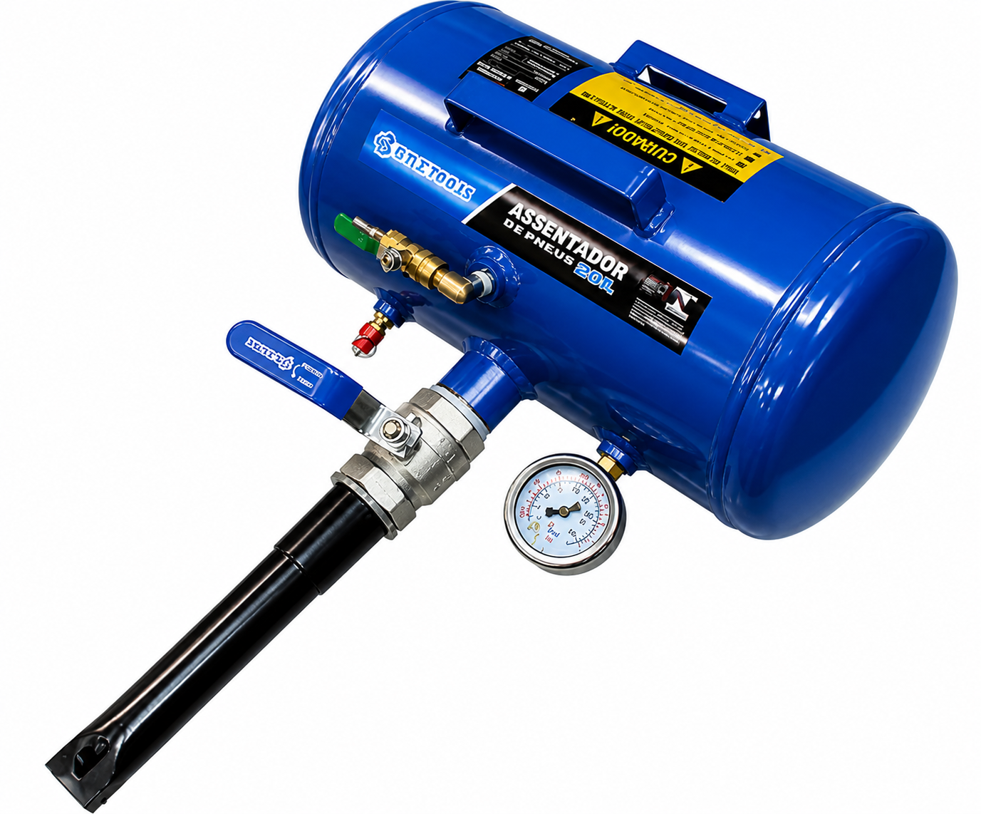 assentador de talÃo para pneus 18l pressÃo mÁxima de 147 psi bremen